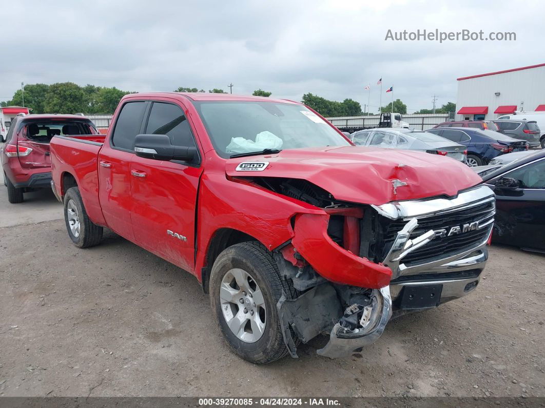 2020 Ram 1500 Big Horn Quad Cab 4x2 6'4 Box Red vin: 1C6RREBT1LN294718