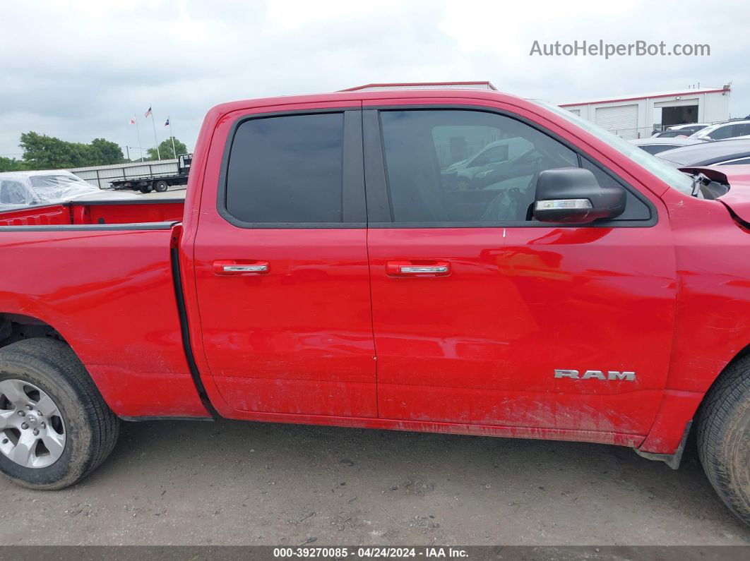 2020 Ram 1500 Big Horn Quad Cab 4x2 6'4 Box Red vin: 1C6RREBT1LN294718