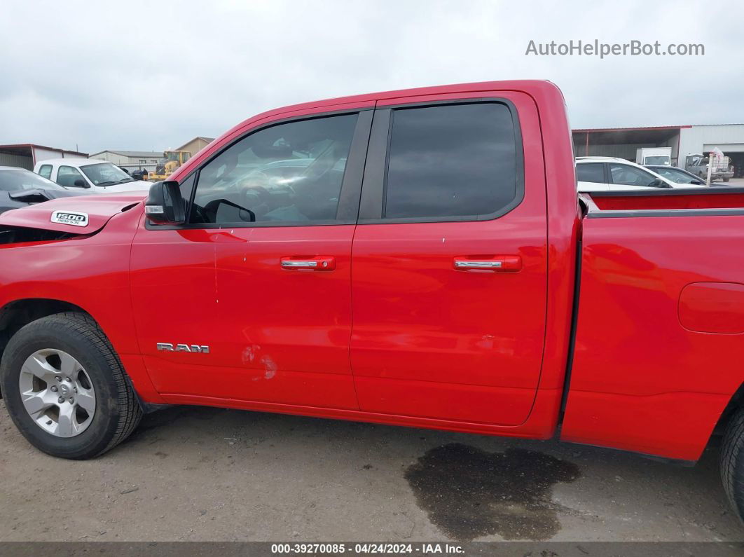 2020 Ram 1500 Big Horn Quad Cab 4x2 6'4 Box Red vin: 1C6RREBT1LN294718