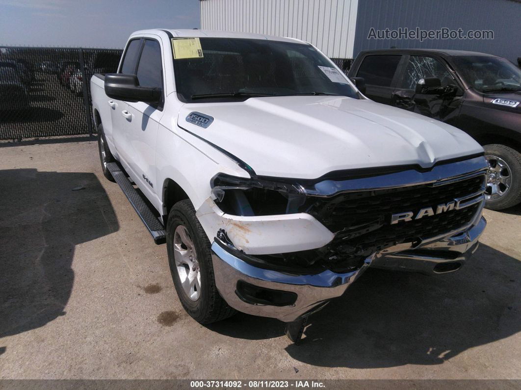 2022 Ram 1500 Lone Star White vin: 1C6RREBT3NN451734