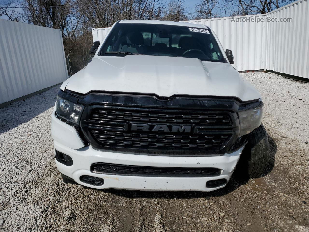 2022 Ram 1500 Big Horn/lone Star White vin: 1C6RREBT5NN202366