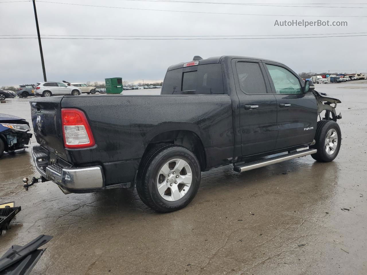 2019 Ram 1500 Big Horn/lone Star Черный vin: 1C6RREBT7KN832854