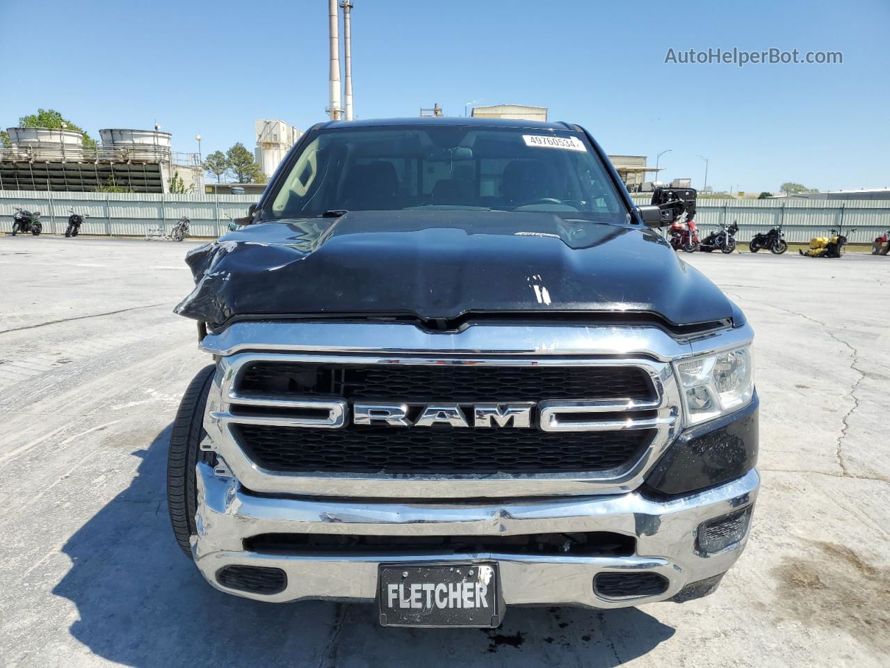 2019 Ram 1500 Tradesman Black vin: 1C6RRECT1KN612186