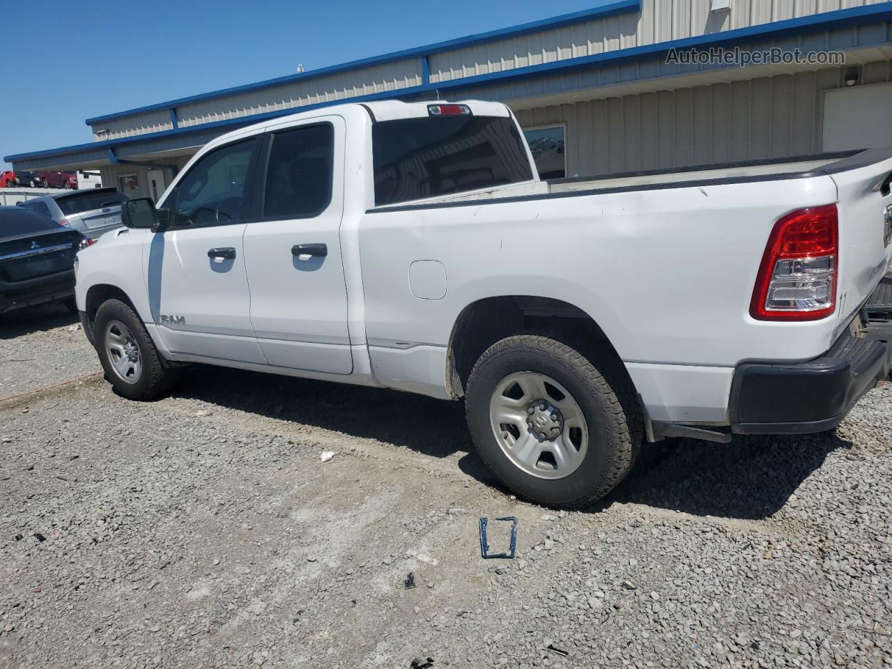 2019 Ram 1500 Tradesman White vin: 1C6RRECT3KN705209