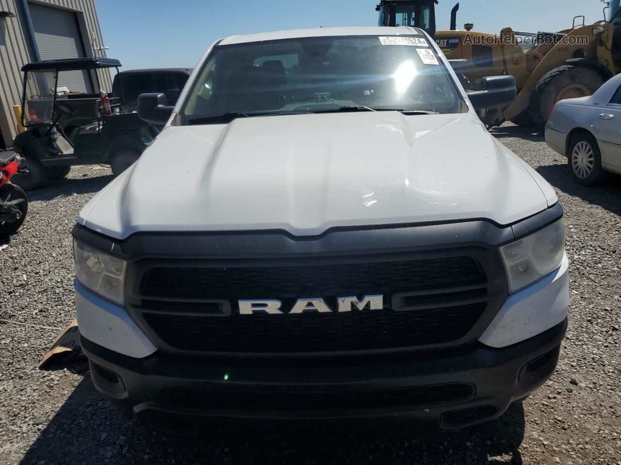 2019 Ram 1500 Tradesman White vin: 1C6RRECT3KN705209