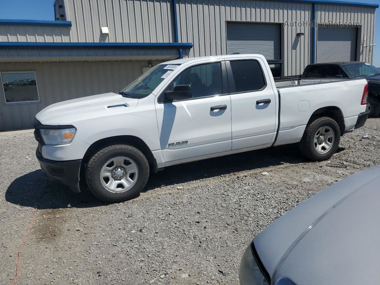 2019 Ram 1500 Tradesman White vin: 1C6RRECT3KN705209