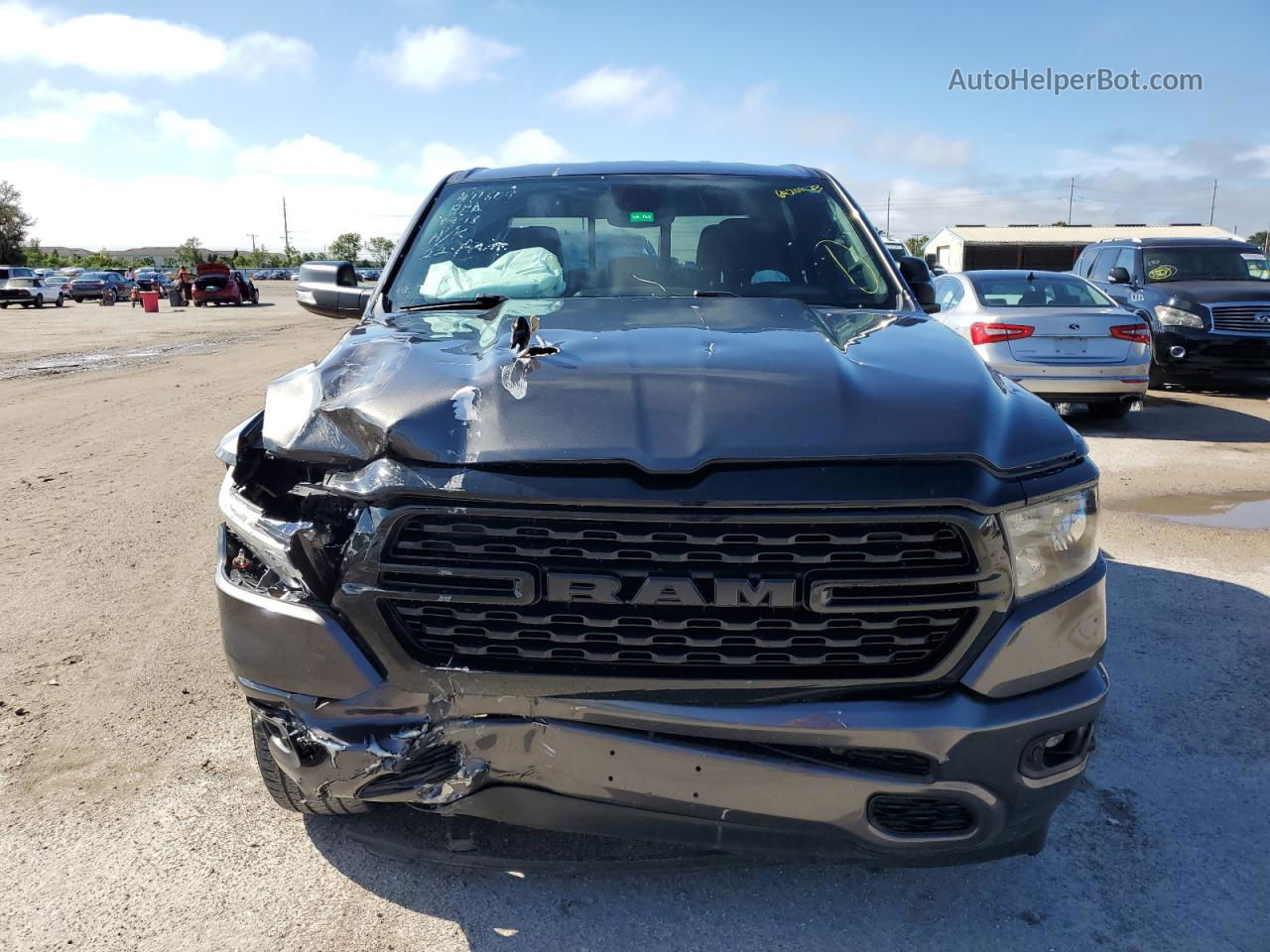 2022 Ram 1500 Big Horn/lone Star Gray vin: 1C6RREFG7NN218789