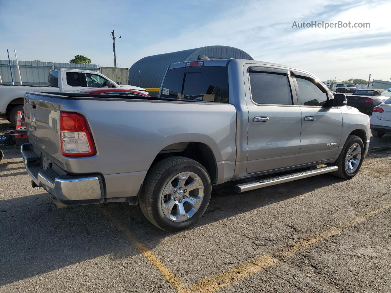 2019 Ram 1500 Big Horn/lone Star Silver vin: 1C6RREFT0KN581685