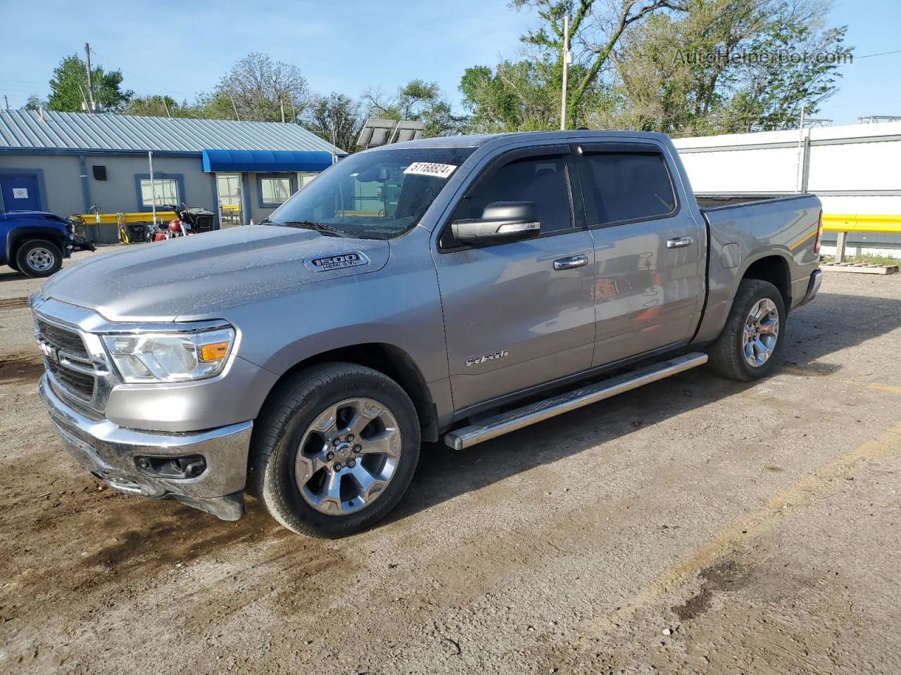 2019 Ram 1500 Big Horn/lone Star Серебряный vin: 1C6RREFT0KN581685