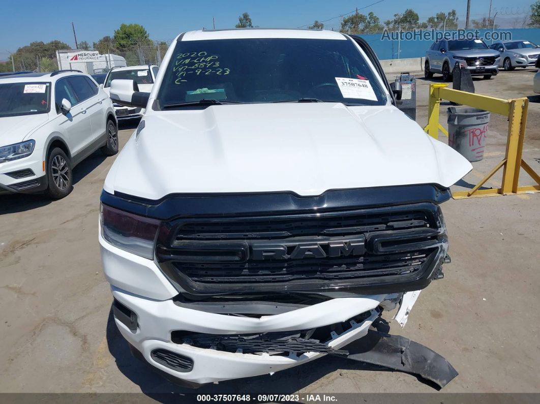 2020 Ram 1500   White vin: 1C6RREFT0LN138843