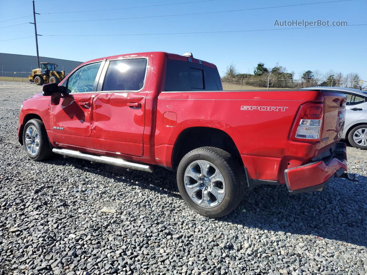 2020 Ram 1500 Big Horn/lone Star Красный vin: 1C6RREFT0LN158221