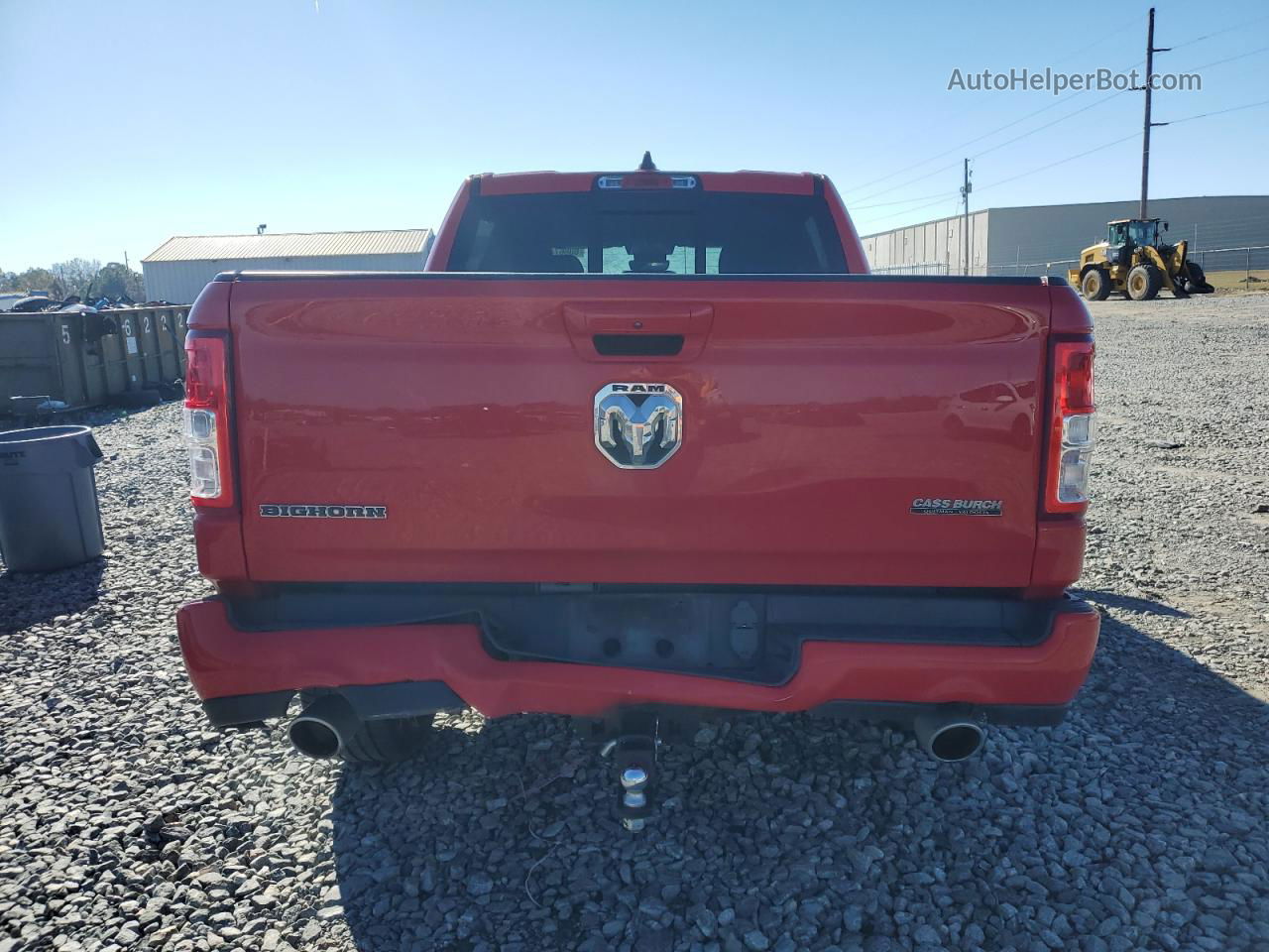 2020 Ram 1500 Big Horn/lone Star Красный vin: 1C6RREFT0LN158221