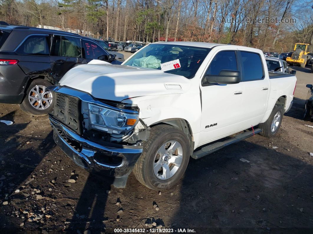 2019 Ram 1500 Big Horn/lone Star  4x2 5'7 Box White vin: 1C6RREFT1KN805885