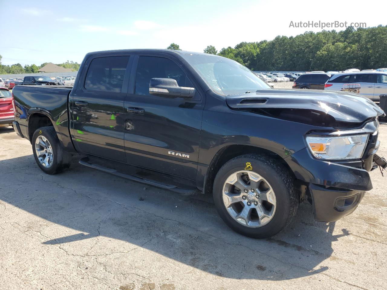 2019 Ram 1500 Big Horn/lone Star Black vin: 1C6RREFT2KN549398