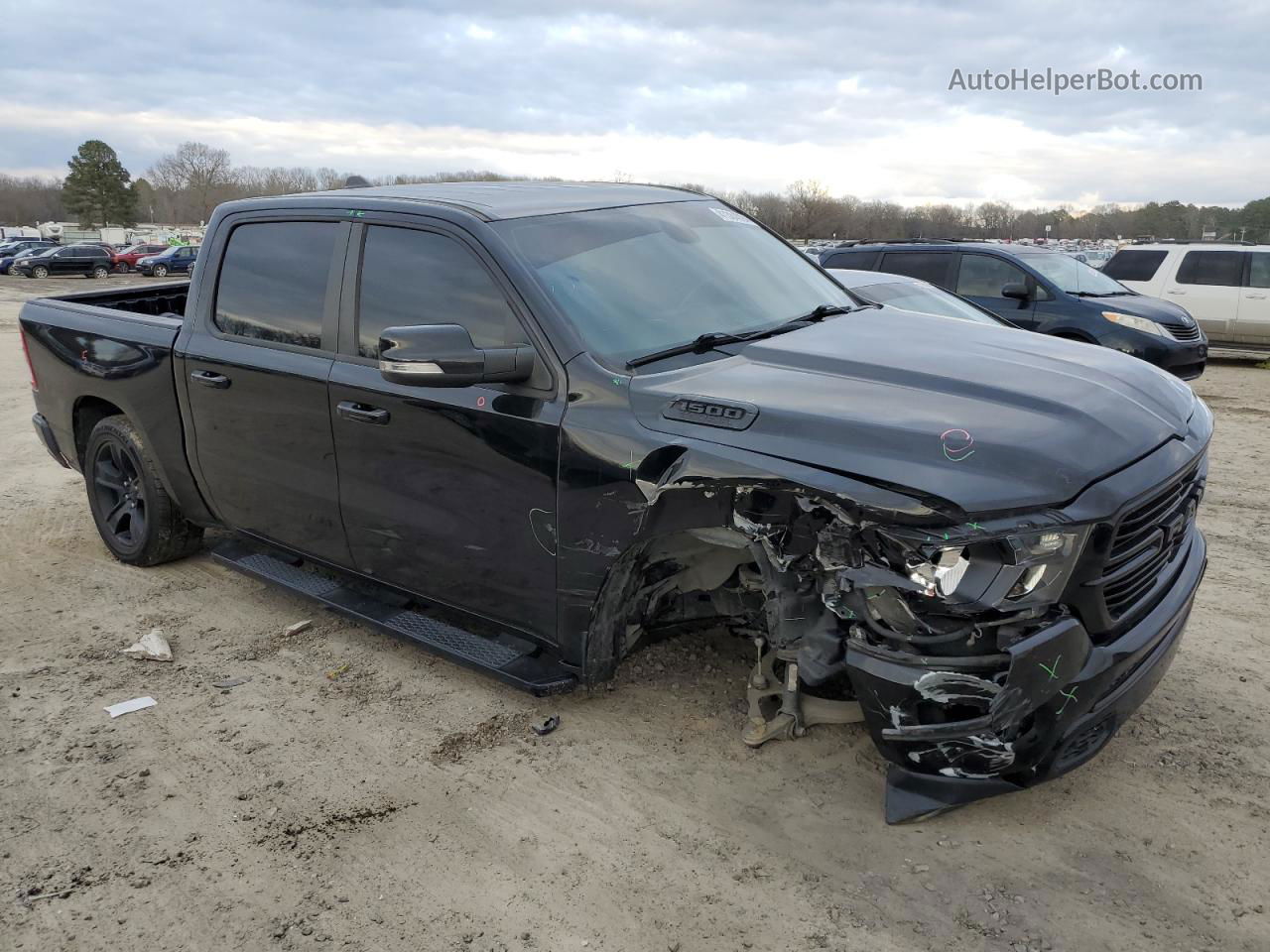 2020 Ram 1500 Big Horn/lone Star Black vin: 1C6RREFT2LN124037