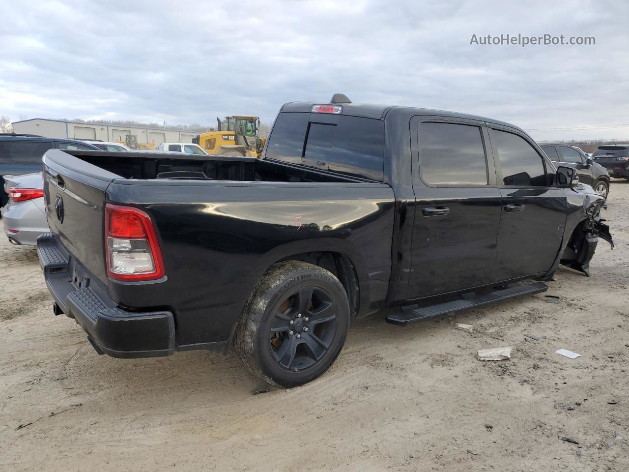 2020 Ram 1500 Big Horn/lone Star Черный vin: 1C6RREFT2LN124037