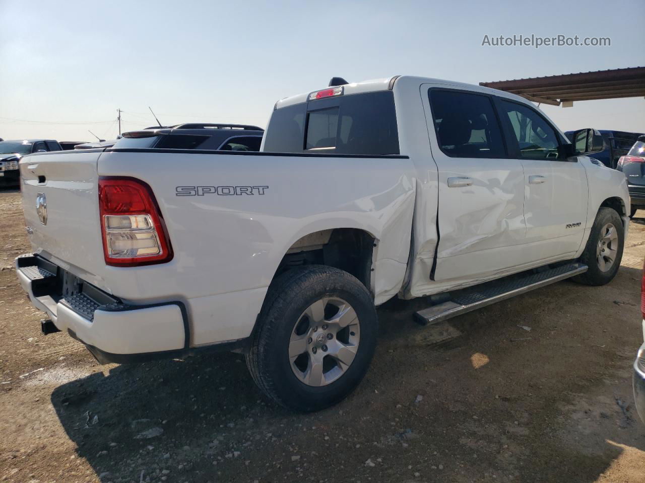 2020 Ram 1500 Big Horn/lone Star White vin: 1C6RREFT2LN128976