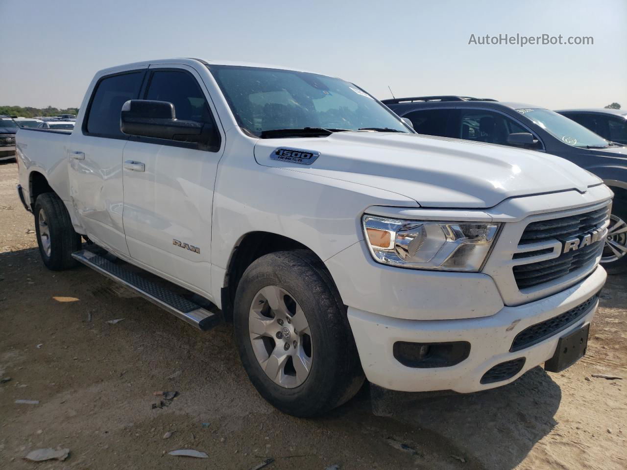 2020 Ram 1500 Big Horn/lone Star White vin: 1C6RREFT2LN128976