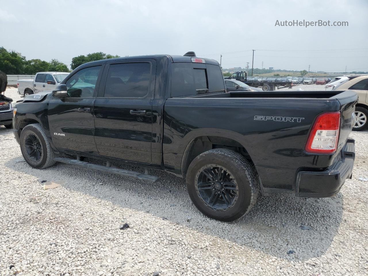 2020 Ram 1500 Big Horn/lone Star Черный vin: 1C6RREFT2LN238040