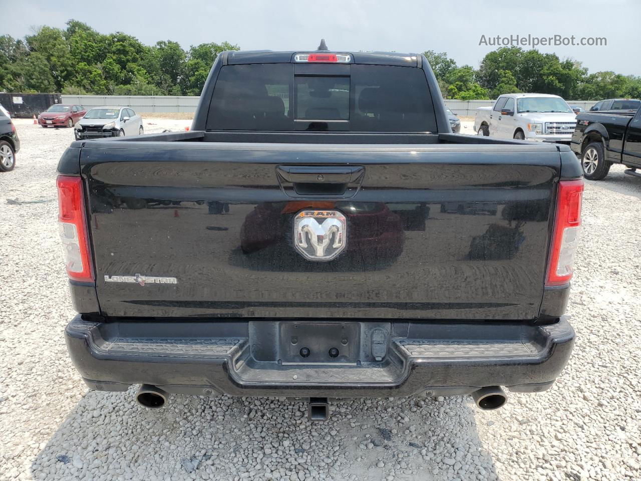 2020 Ram 1500 Big Horn/lone Star Черный vin: 1C6RREFT2LN238040