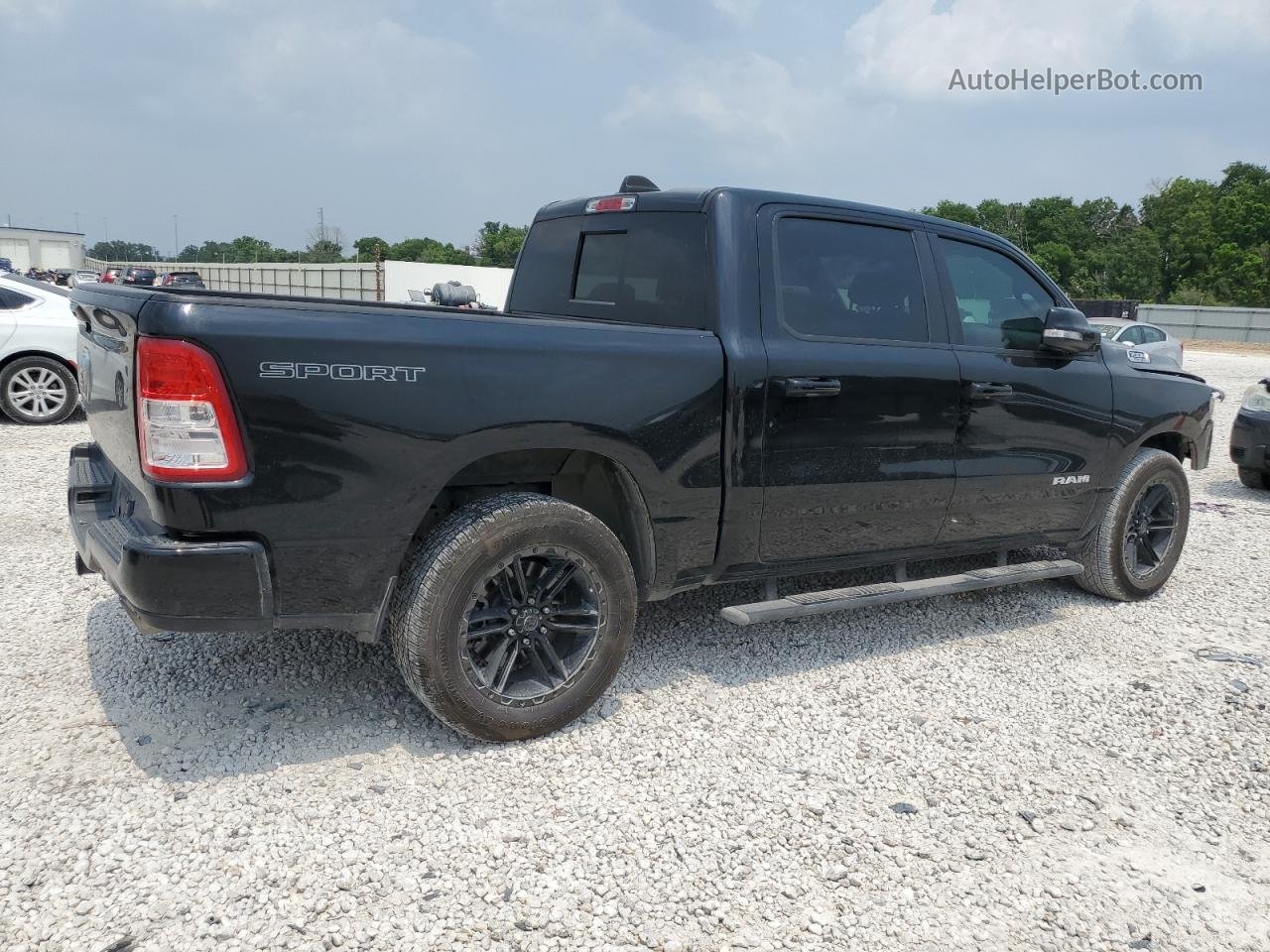 2020 Ram 1500 Big Horn/lone Star Черный vin: 1C6RREFT2LN238040