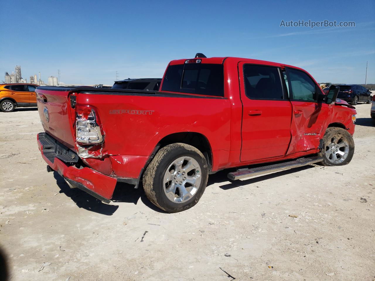 2020 Ram 1500 Big Horn/lone Star Red vin: 1C6RREFT2LN239107