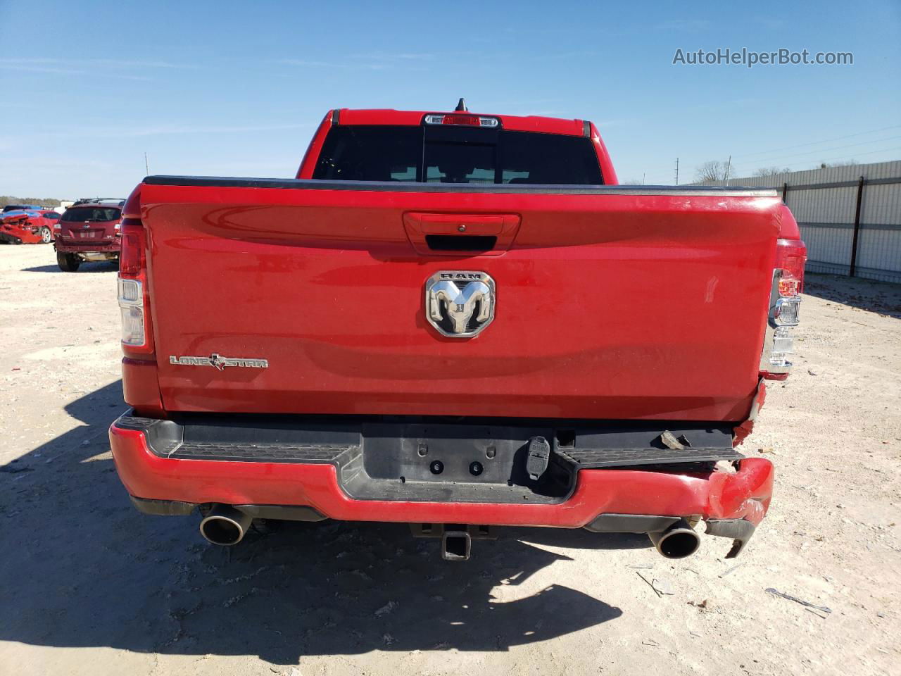 2020 Ram 1500 Big Horn/lone Star Red vin: 1C6RREFT2LN239107