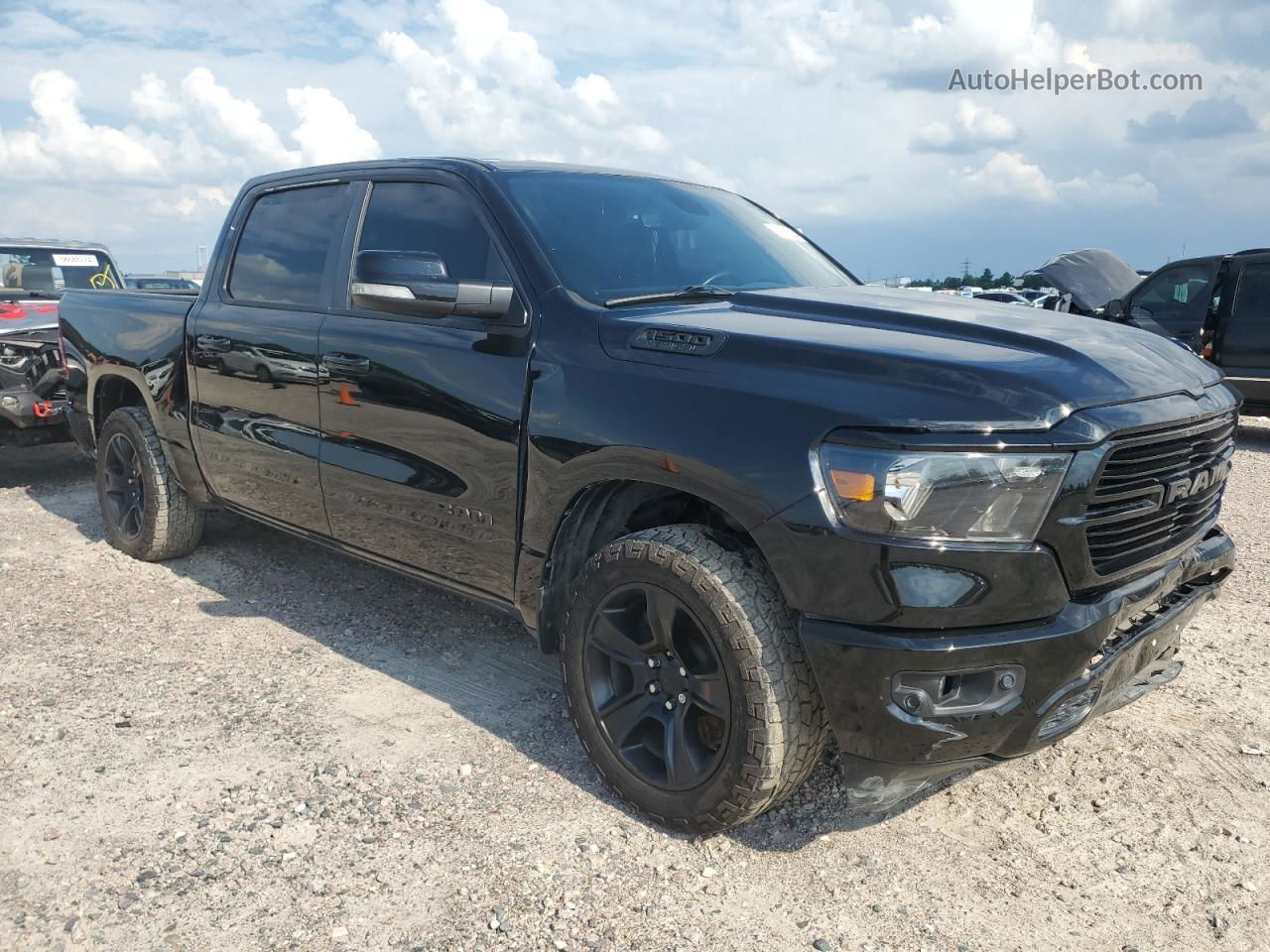 2020 Ram 1500 Big Horn/lone Star Black vin: 1C6RREFT2LN320852