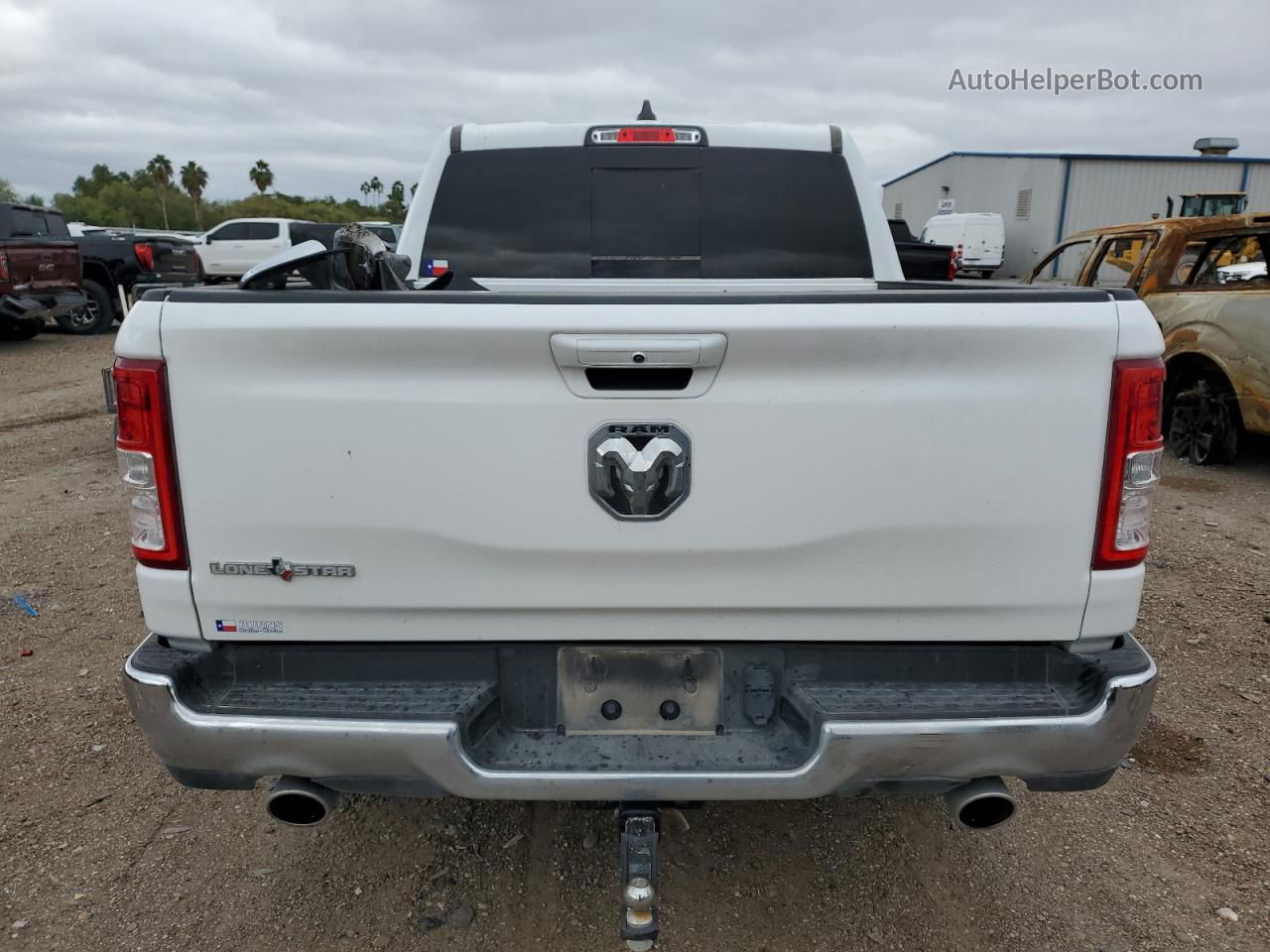 2022 Ram 1500 Big Horn/lone Star White vin: 1C6RREFT2NN261014