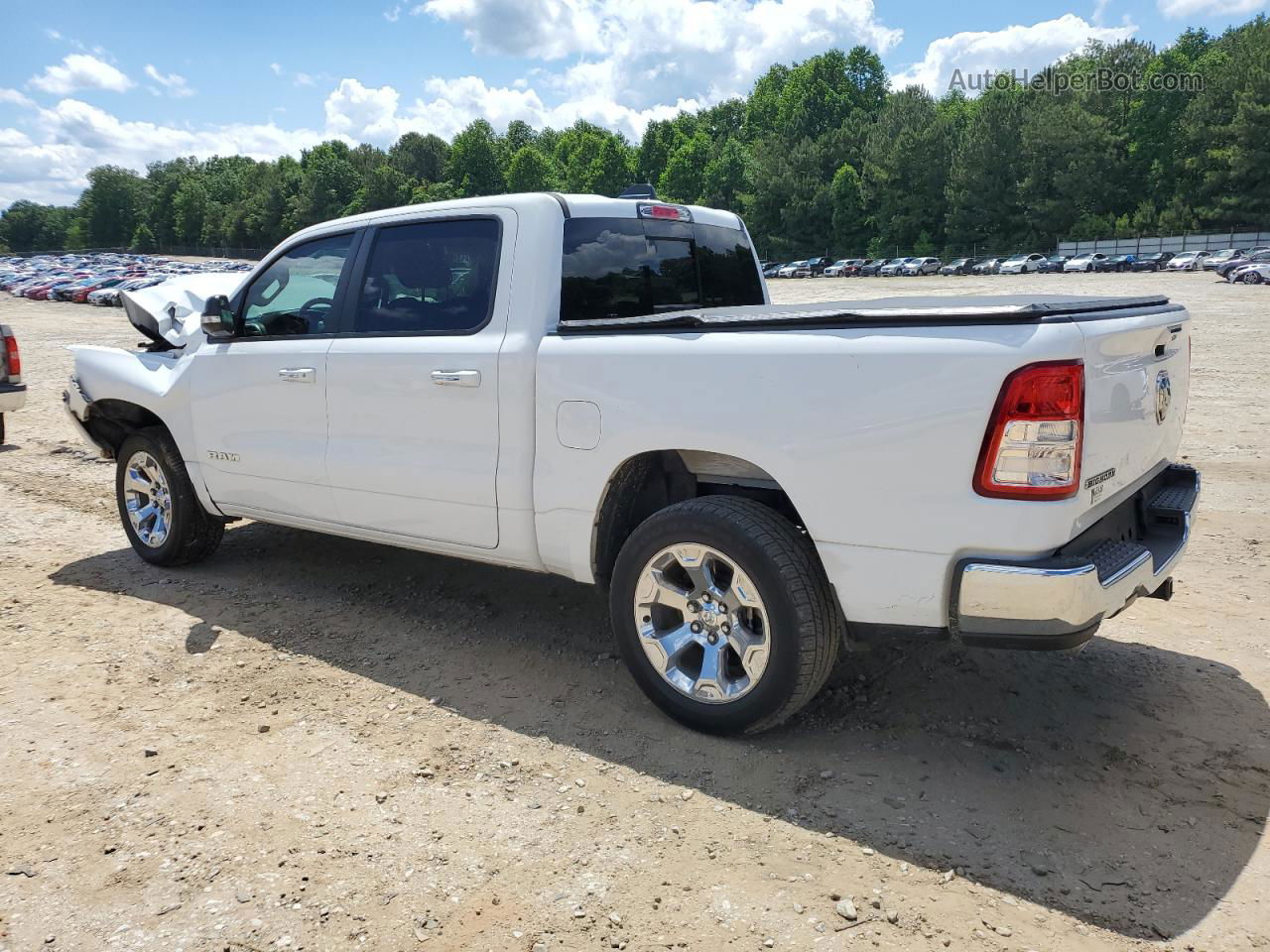 2020 Ram 1500 Big Horn/lone Star White vin: 1C6RREFT3LN112365