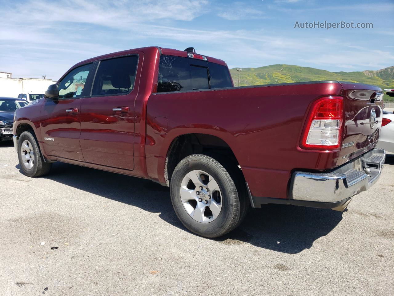 2019 Ram 1500 Big Horn/lone Star Бордовый vin: 1C6RREFT5KN769666