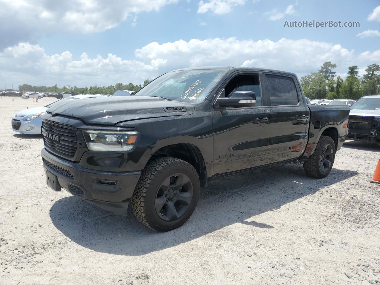 2019 Ram 1500 Big Horn/lone Star Black vin: 1C6RREFT5KN902667