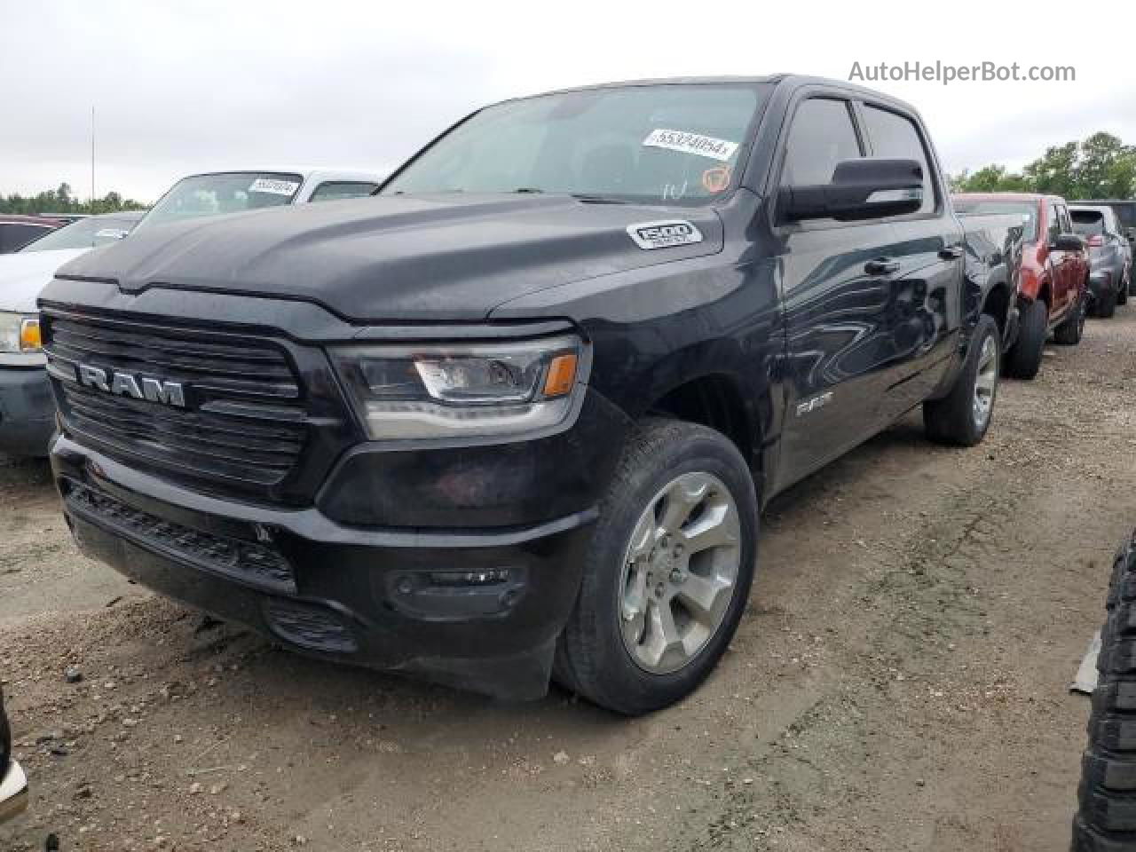 2019 Ram 1500 Big Horn/lone Star Black vin: 1C6RREFT5KN919758