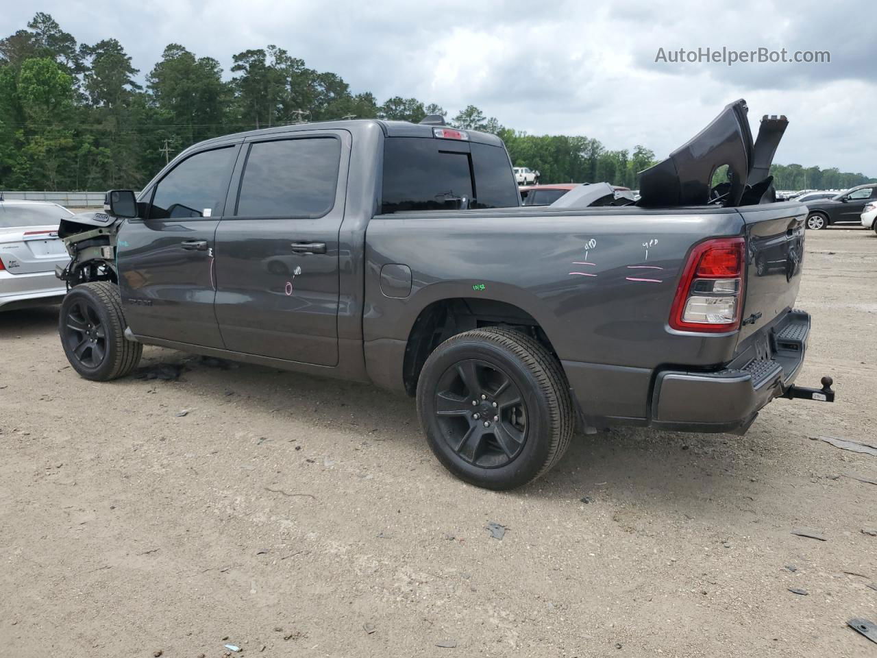 2022 Ram 1500 Big Horn/lone Star Gray vin: 1C6RREFT5NN382698