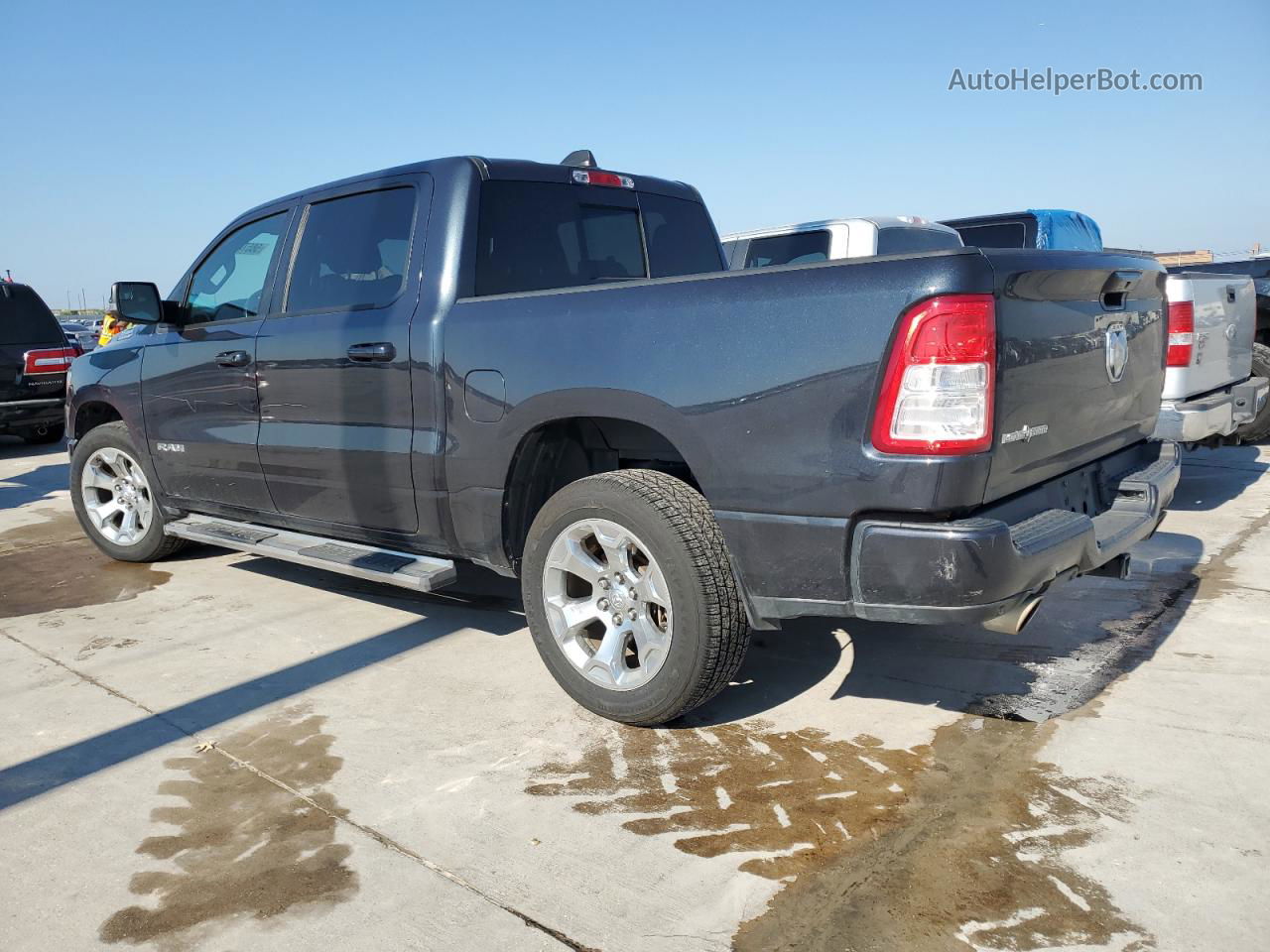 2019 Ram 1500 Big Horn/lone Star Blue vin: 1C6RREFT7KN547890