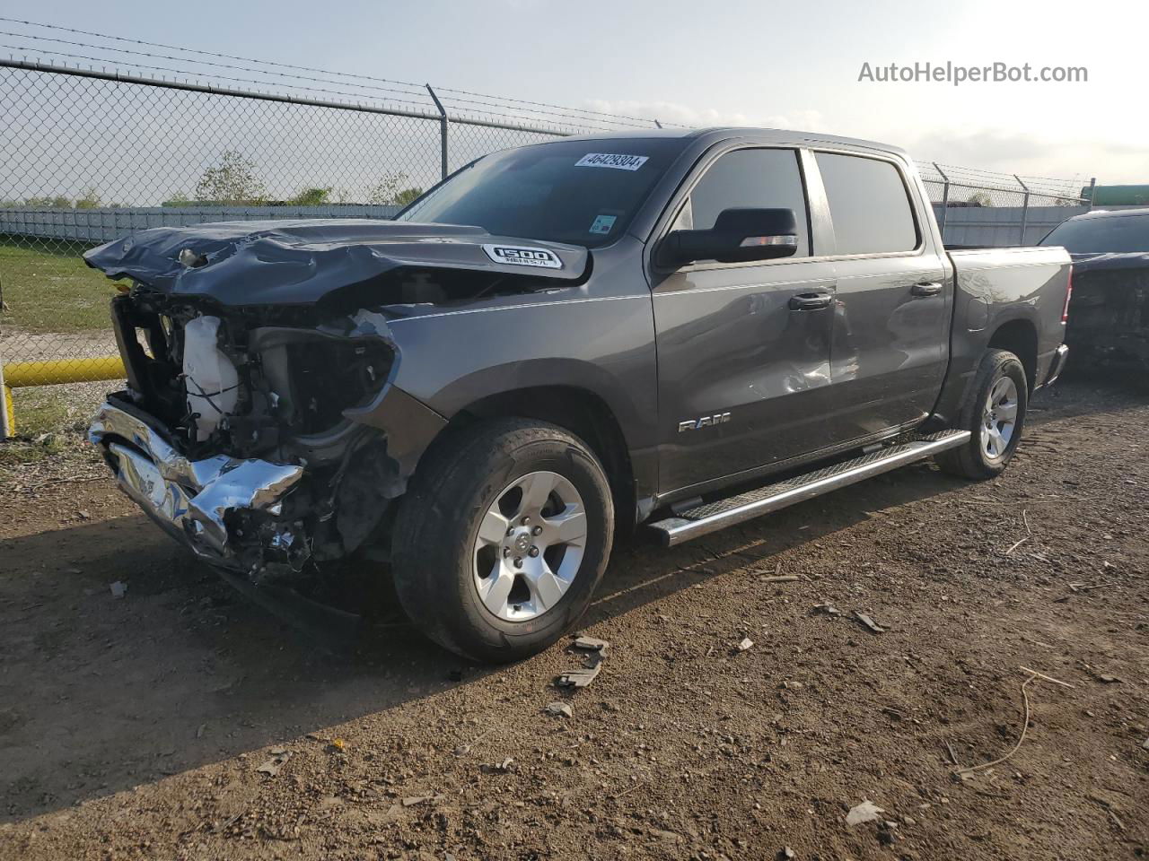 2022 Ram 1500 Big Horn/lone Star Gray vin: 1C6RREFT8NN113353