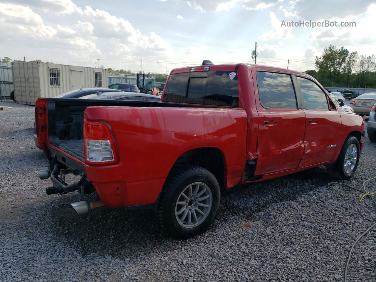 2019 Ram 1500 Big Horn/lone Star Red vin: 1C6RREFT9KN590255