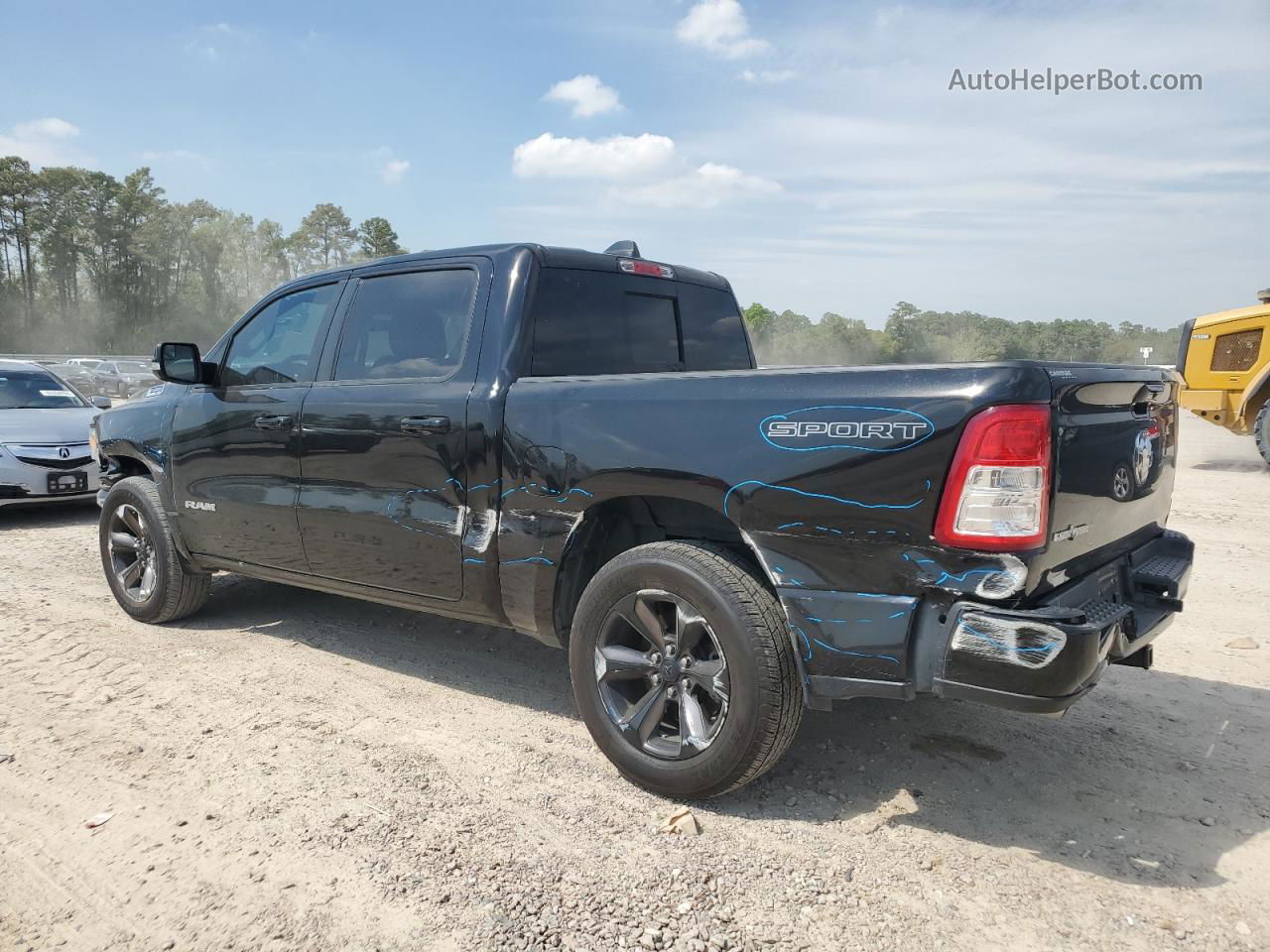 2020 Ram 1500 Big Horn/lone Star Black vin: 1C6RREFT9LN186230