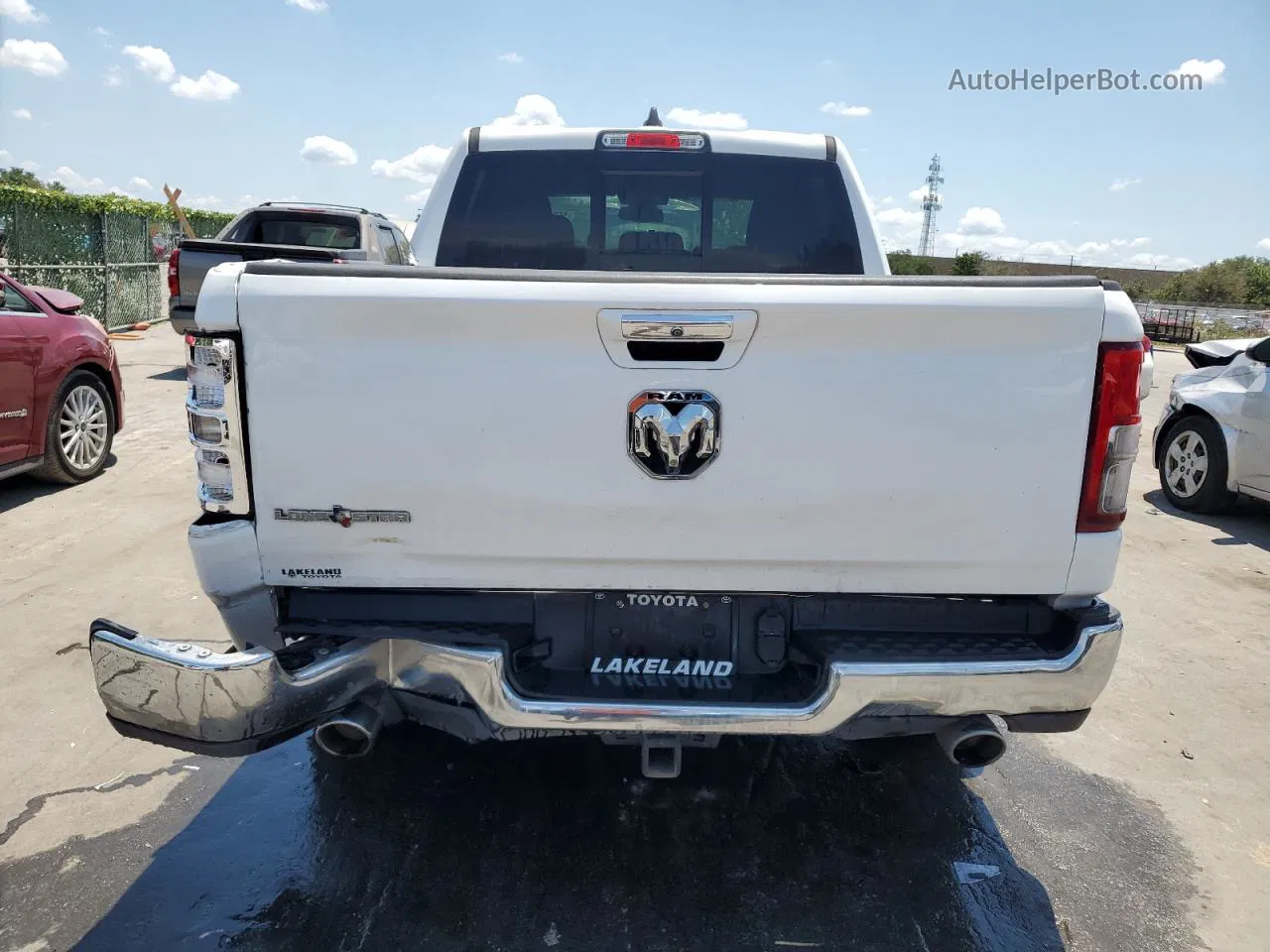 2019 Ram 1500 Big Horn/lone Star White vin: 1C6RREFTXKN684385