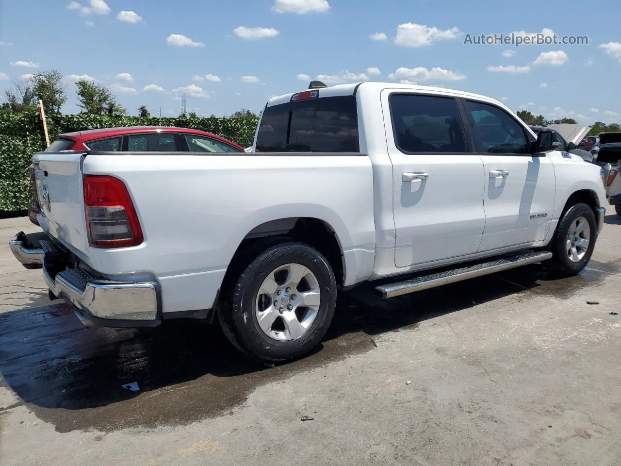 2019 Ram 1500 Big Horn/lone Star White vin: 1C6RREFTXKN684385