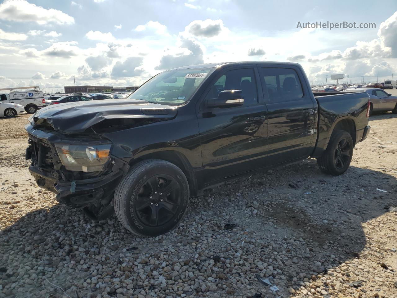 2020 Ram 1500 Big Horn/lone Star Black vin: 1C6RREFTXLN186687