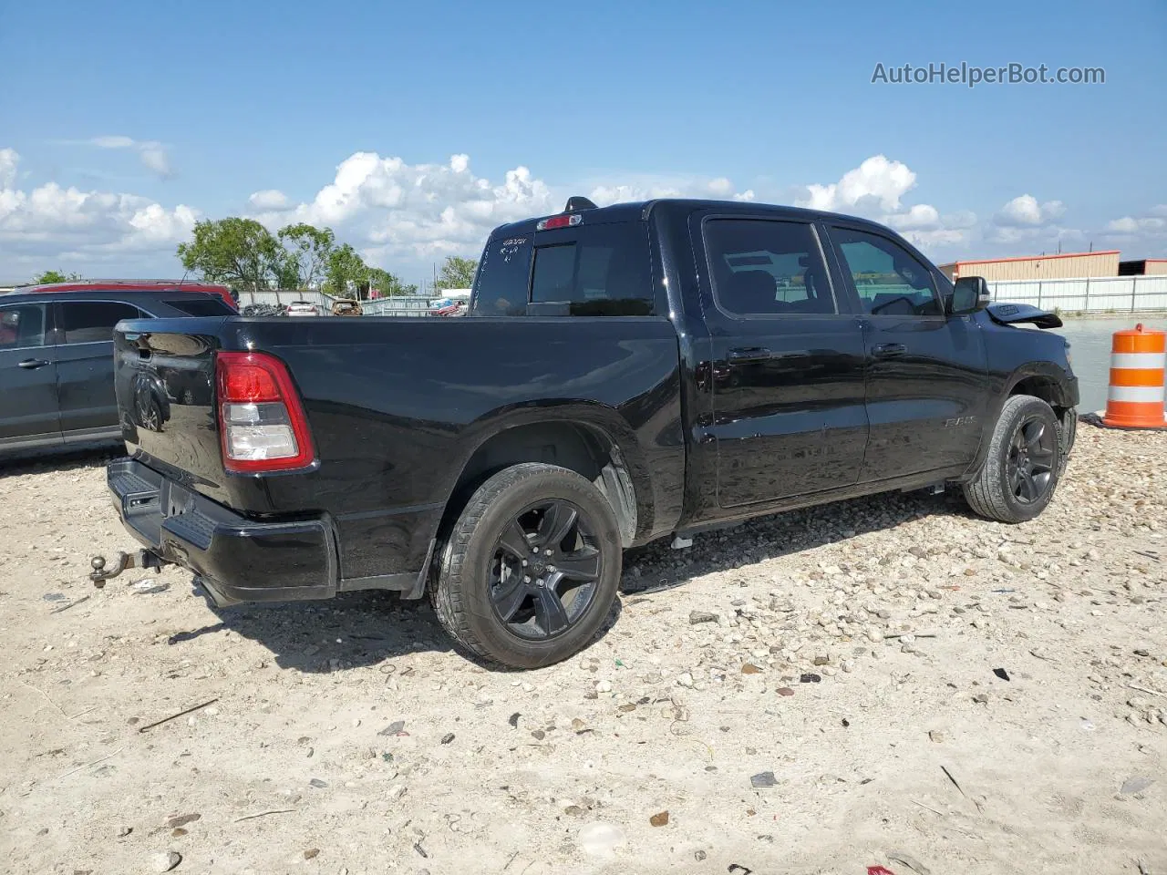 2020 Ram 1500 Big Horn/lone Star Black vin: 1C6RREFTXLN186687