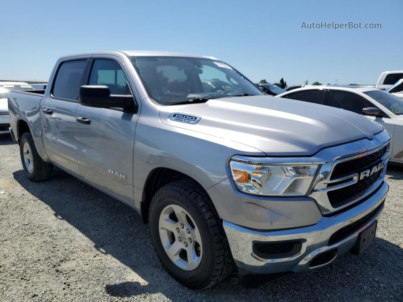 2019 Ram 1500 Tradesman Серебряный vin: 1C6RREGTXKN679962