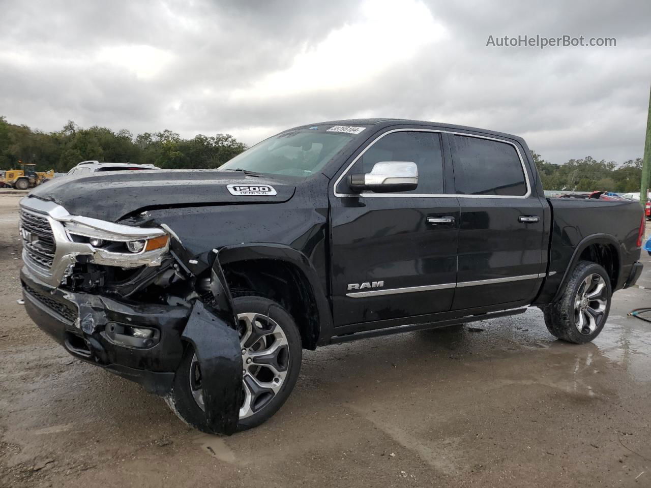 2020 Ram 1500 Limited Black vin: 1C6RREHT1LN100471