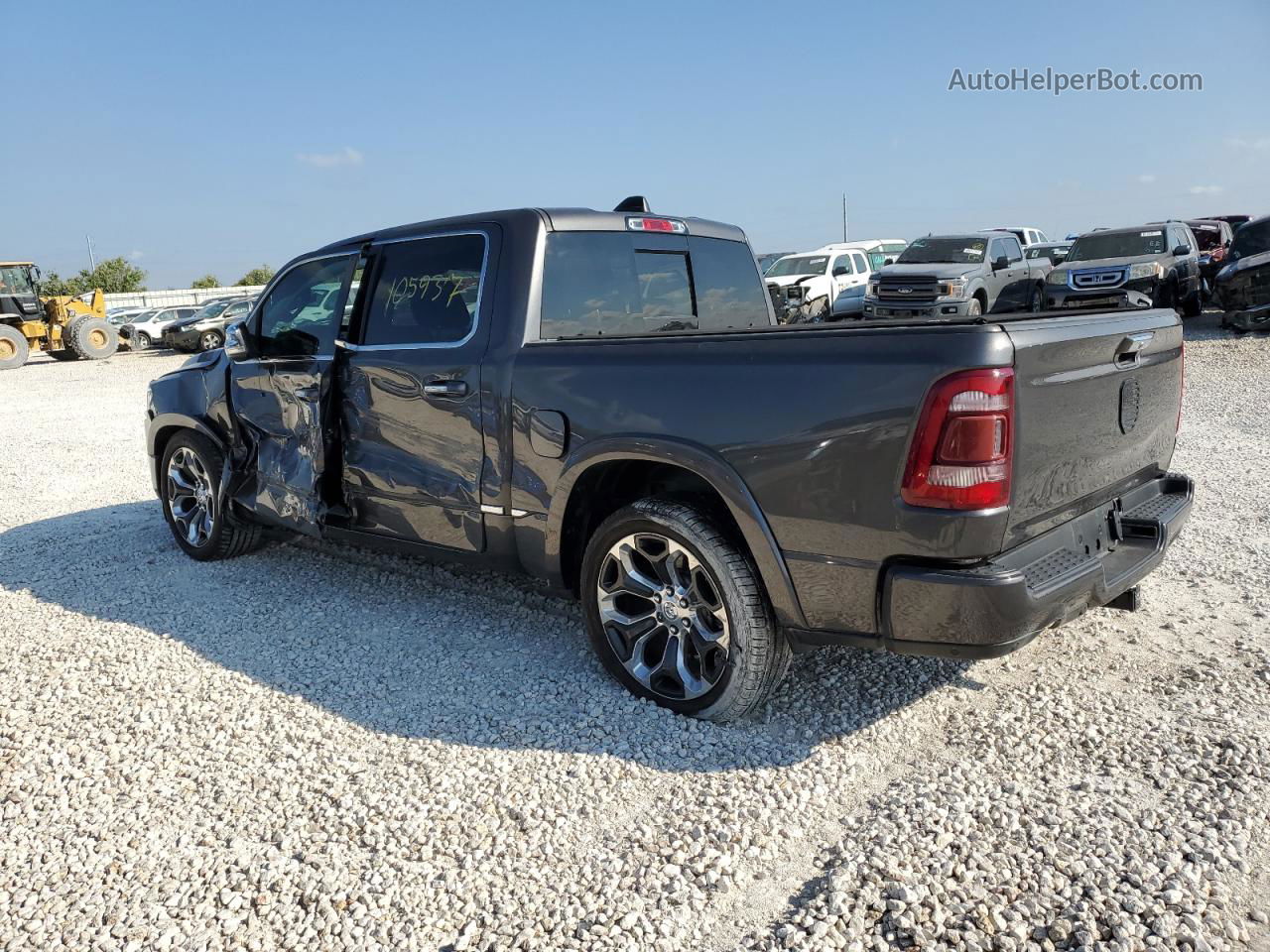 2020 Ram 1500 Limited Gray vin: 1C6RREHT2LN194697