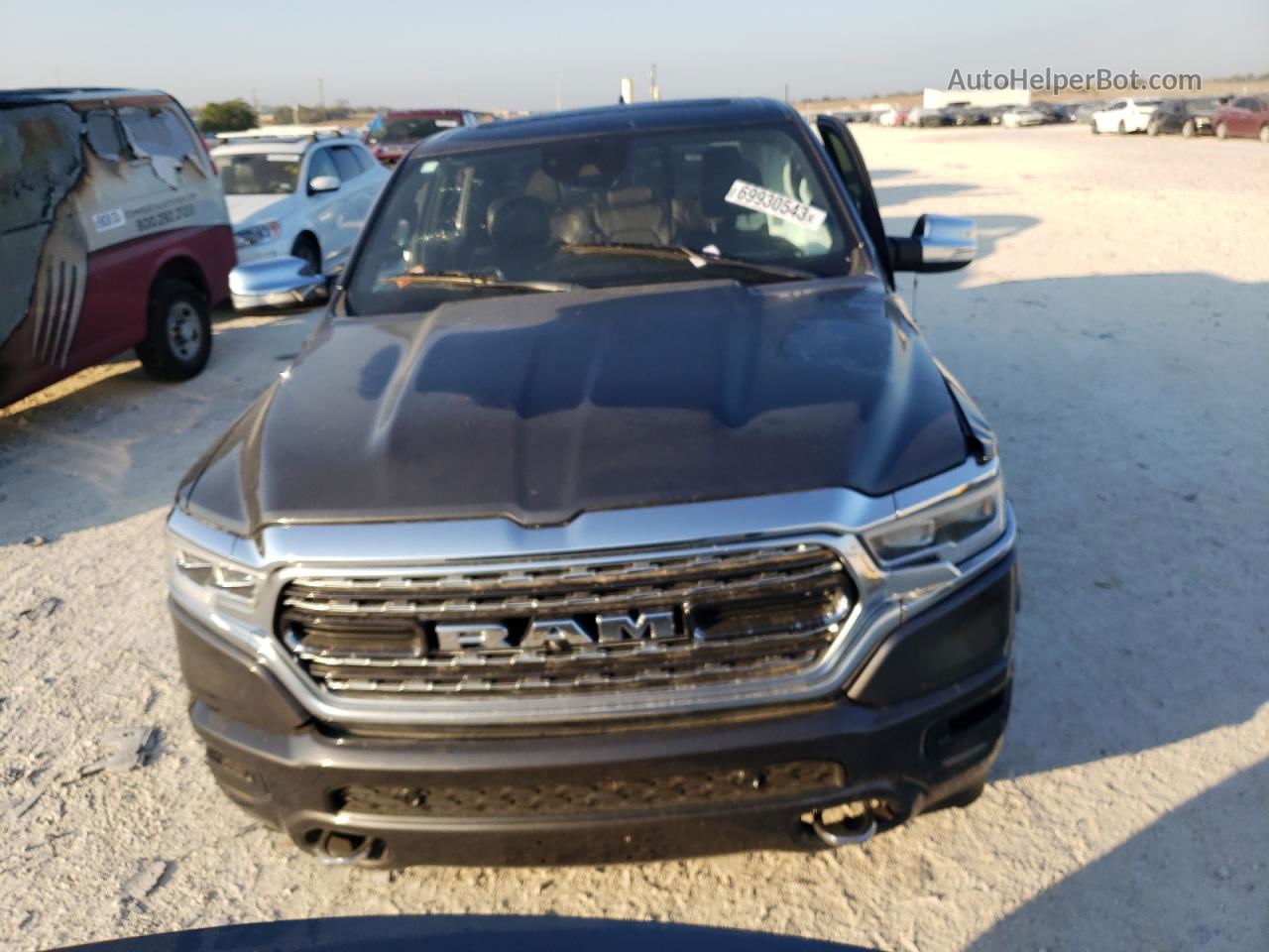 2020 Ram 1500 Limited Gray vin: 1C6RREHT2LN194697