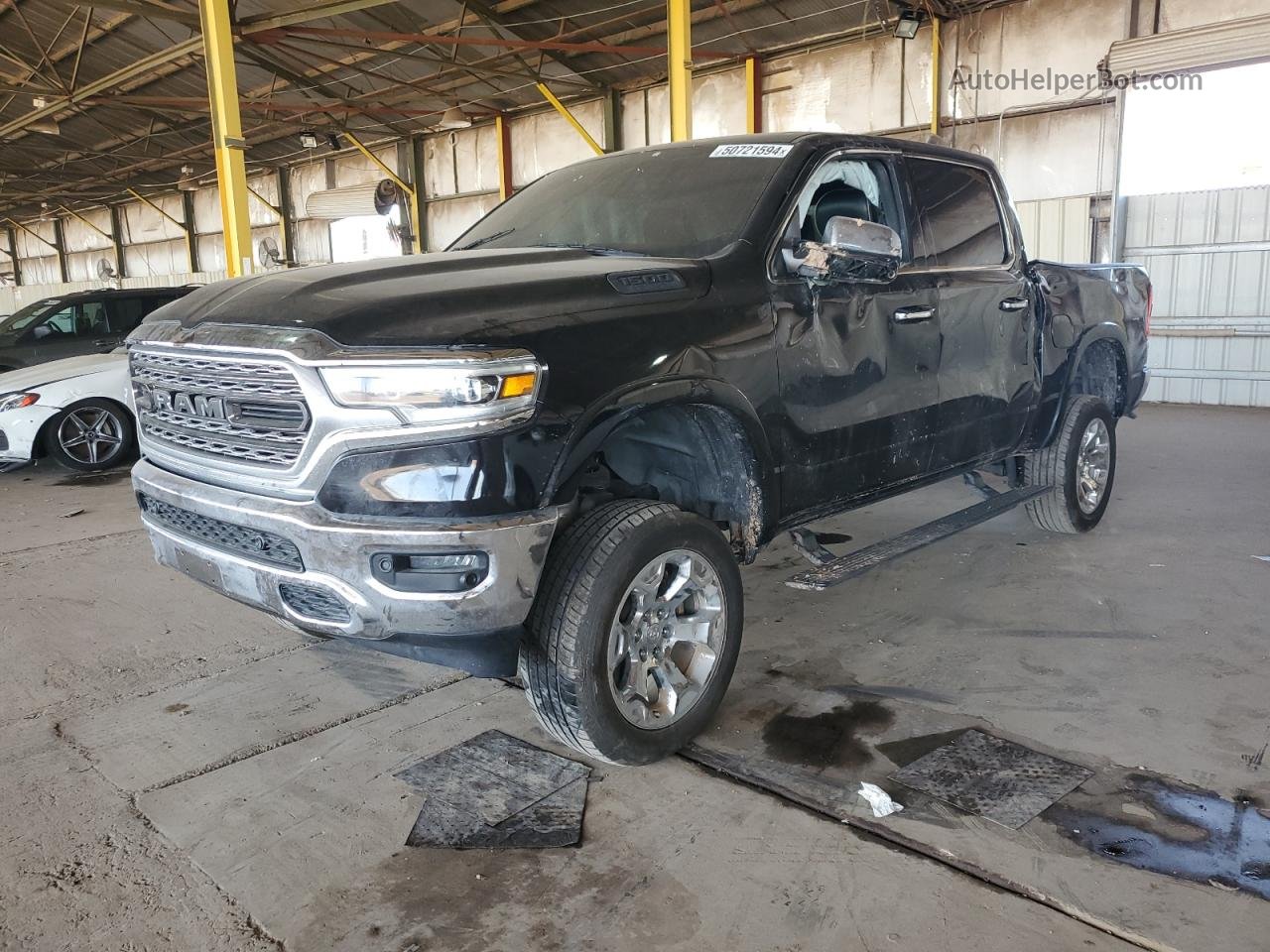 2020 Ram 1500 Limited Черный vin: 1C6RREHT4LN251157