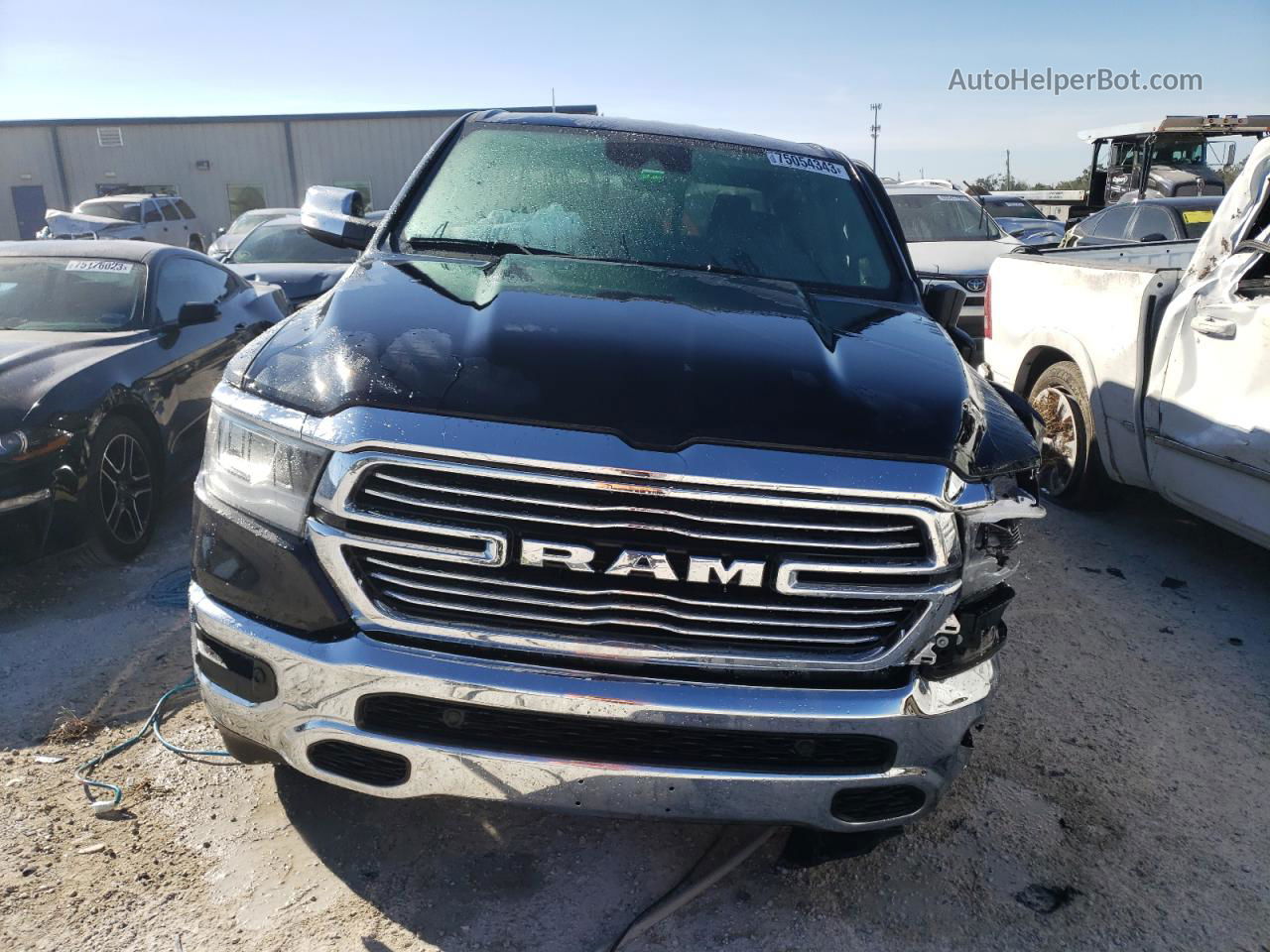 2022 Ram 1500 Laramie Black vin: 1C6RREJM3NN373529