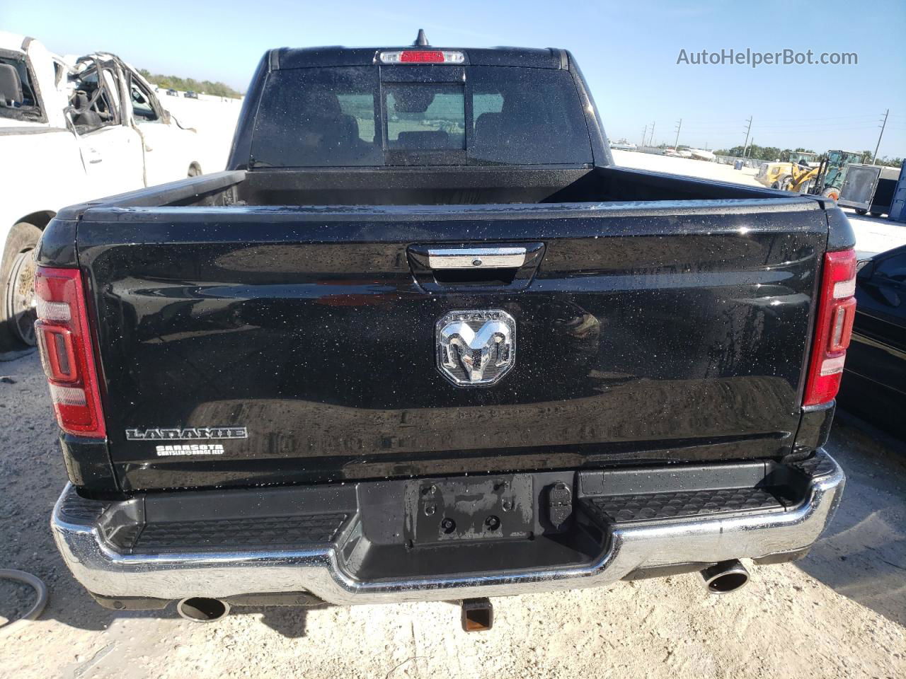 2022 Ram 1500 Laramie Black vin: 1C6RREJM3NN373529