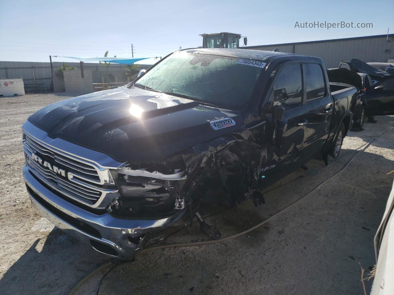 2022 Ram 1500 Laramie Black vin: 1C6RREJM3NN373529